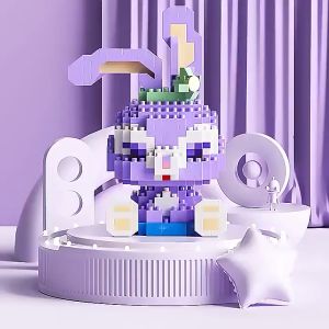 MEKANSM DIY 3D Puzzle Toy Brick Block Hadiah Mini Blok Karakter Kartun Lucu Mainan Balok Susun Mainan Anak Edukatif Untuk Anak