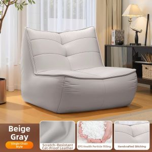 LIWAN | Lazy Comfortable Fuzzy Bean Bag Sofa