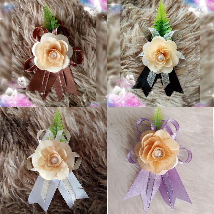 corsage with pin(customize motif) Customizable Corsage With Pin