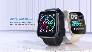 MiBro C2 Grey | Smartwatch | 1.69" Full HD | 20 Sports Mode | Stress Monitoring |Heart Rate Monitoring| 2 ATM Waterproof