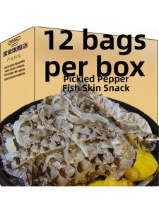 Pepper Flavored Ready-to-eat Fish Skin Snacks