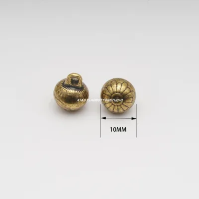 Nút Áo Phong Cách Cung Đình Cổ Điển Bằng Kim Loại Nguyên Chất Màu Đồng Rỗng Tròn Trung Hoa Truyền Thống Nút Áo Sơ Mi Nút Áo