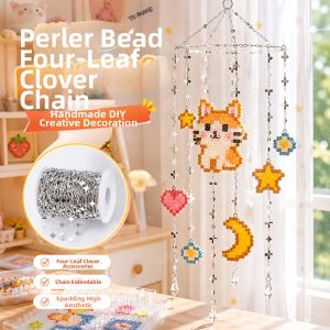 YUGUANG | DIY Decorative Metal Chain Four-leaf Clover Rhombus