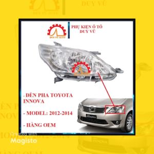 ĐÈN PHA TOYOTA INNOVA ĐỜI  2012 2013 2014 2015
