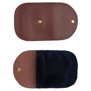 Faux Woolen Cloth Shoe Polishing Glove For Leather Shoe Care