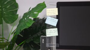 Computer Monitor Message Board Monitor Memo Board Acrylic Monitor Sticky Note Holder