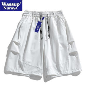 Quần Short Công Sở Nam WASSUP Nuraya Dáng Rộng Quần Dài Năm Điểm Quần Dài Ống Đứng Quần Thường Ngày Mùa Hè Thương Hiệu Thời Trang