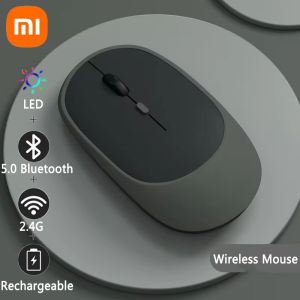 Xiaomi Bluetooth Wireless Mouse USB Rechargeable Ergonomics 2.4G Type-C Mice Adjustable DPI Silent Morandi Portable Office Mouse