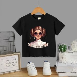Hot Toys | Girls and Boys Cotton Star Wars Shirt for Ages 3-14 - Short Sleeve T-Shirt with Comfortable Luxury Print