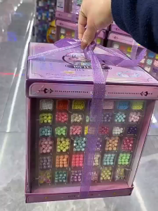 🌟ชุดทำเครื่องประดับ🔥ชุดร้อยลูกปัด DIY สำหรับเด็กผู้หญิง สร้อยคอ สร้อยข้อมือแฮนด์เมด พร้อมอุปกรณ์ครบชุดและกล่องจัดเก็บ ของขวัญปีใหม่ ของขวัญคริสต์มาส