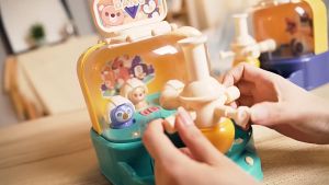 Pinball game machine shooting puzzle toy