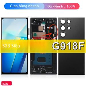 Màn Hình Cảm Ứng LCD Super AMOLED Cho Samsung S23 Ultra 5G - Bộ Thay Thế Màn Hình Kèm Khung Tương Thích Với Nhiều Mẫu