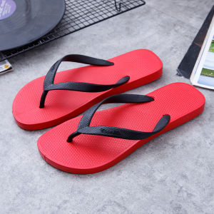 Dép Đi Biển Mùa Hè Chống Trượt Chống Mài Mòn Cho Nam Dép Đi Trong Nhà Ngoài Trời Dép PVC Đế Phẳng Thường Ngày Cho Thanh Thiếu Niên Trung Niên