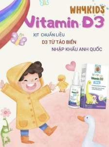 Chai xịt Vitamin D3 Why-Kids 15ml bổ sung Vitamin D3 hỗ trợ phát triển chiều cao - Why Kids SHC U1015