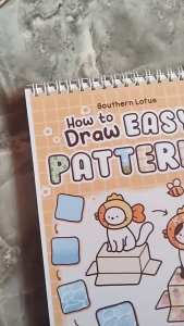 How To Draw Easy Pattern Step by Step Pattern Drawing Tutorial Buku Cara Membuat Pattern Mudah Dan Simple Untuk Anak Dewasa Kertas Super Tebal