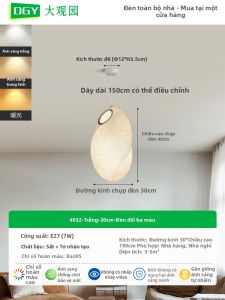DGY | Đèn Phòng Ăn Hiện Đại Nhật Bản Zen Phong Cách Pháp Cổ Điển