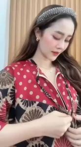 Daster Wanita Remaja Kekinian Daster Klok Corona Biru