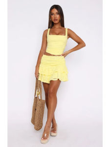 Váy Ngắn Xếp Ly Nhiều Lớp Váy Nửa Thân Váy Xếp Nếp Váy Ngắn Mùa Xuân Cho Nữ Trang Phục Công Sở Thường Ngày Chất Liệu Khác