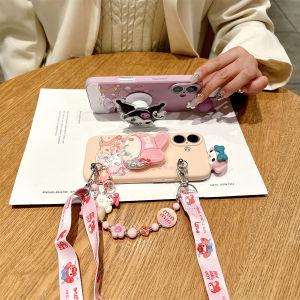 Kitty Cat Fun Poetic Style Huawei Mate 30 20 A20 Phone Case Protective Soft Silicone Crossbody Beautiful Bracelet Strap Anti-fall