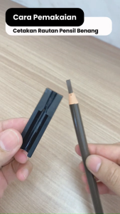 Original 100% HENGSI Pensil Alis Tarik Benang Waterproof 6 Pilihan Warna Tahan Lama Pensil Serat Alis Pigmented Soft Type