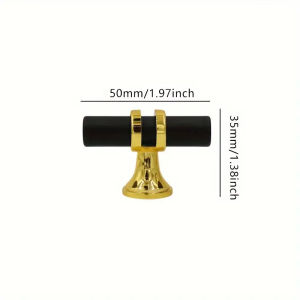 1PC/2PCS Modern Minimalist Two-Color Splicing Light Luxury European Style Wardrobe Door Handles Drawers Matched With Screws