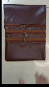 กระเป๋า จิงโจ้ 4 ซิป หนัง ใช้กับ ปะคต เข็มขัด กระเป๋า พระ เณร สังฆภัณฑ์ (ร้านบุญพาสุข)