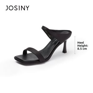 Josiny | Leopard Print Stiletto Heel Sandals Summer