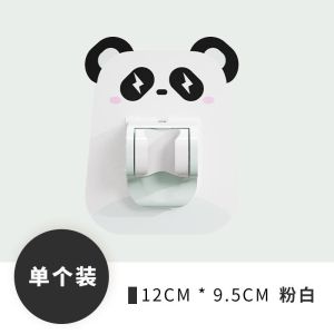 DSAN Cartoon Shower Head Holder Bathroom Self-Adhesive Showerhead Bracket Universal Adjustment Bathroom Wall Mount Shower Head Fixed Base Accessories