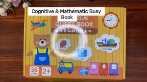 SUNNYBUNNY Kids Busy Book | Math & Cognitive Activities | Ages 4-5 | Quiet Book for Early Education Autism Speech Therapy 儿童安静书