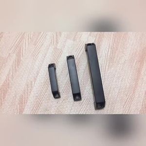 2 Chiếc Tay Cầm Ngăn Kéo Tủ Bằng Nhựa Màu Đen Cho Thiết Bị Công Nghiệp & Hộp Dụng Cụ Làm Dày Tay Nắm Cửa Tủ Gia Đình