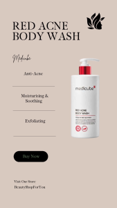 Medicube Red Acne Body Wash 4-Pack Set