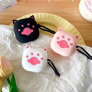 3D Cat Claw Silicone Earphone Cover For Samsung Galaxy Buds 2 Pro Live Buds FE Buzz 2 Pro Buds2 Pro Case TPU Fundas With Hook