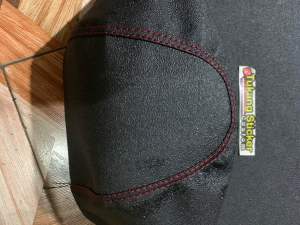 Kulit jok motor/sarung jok motor Hitam polos (JAHIT KEPALA) Benang merah Ampelas Bigdot Carbon Soul kulitjeruk bijikopi Untuk motor Beat metic&bebek Universal Termurah