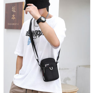 Túi Đeo Chéo Mini 3T Túi Đeo Hông Phong Cách Hong Kong Túi Đeo Vai Nhỏ Thời Trang Thường Ngày Cho Nam Và Nữ Túi Oxford Nylon