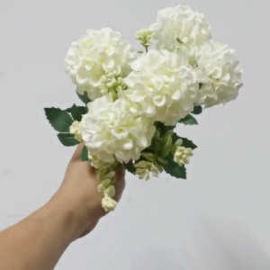 ช่อดอกไม้ไฮเดรนเยียปลอม สีฟ้าอ่อน งานแต่งงาน แต่งบ้าน ดอกไม้ประดิษฐ์เกรด A✈️จัดส่งเร็ว สวยเหมือนจริง