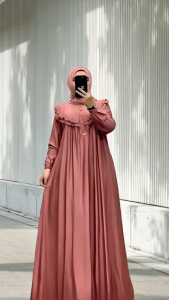 SAMIRA DRESS MAXY / GAMIS CRINKLE AIRFLOW TERBARU 2025