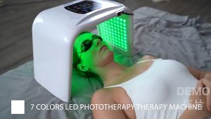 7 color LED light photodynamic facial skin care acne treatment rejuvenation photon masktherapy