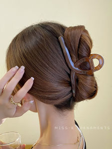 กิ๊บติดผมขนาดใหญ่ สไตล์เกาหลี กิ๊บติดผมรูปฉลามสำหรับผู้หญิง ทรงใหม่ ฤดูร้อน 2024 กิ๊บติดผมแบบหนีบหัว ทรงหรูหรา เครื่องประดับผม