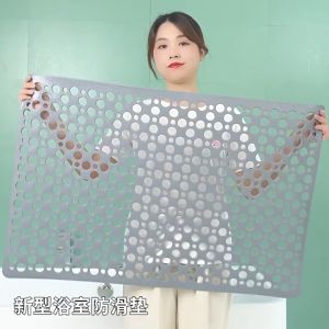 Hollow Out Massage Anti Slip Rubber Mat PVC bathroom Waterproof Eco-friendly Bathroom Bath Floor Mat Non Slip Suction