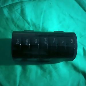 Weekly Pill Organizer 2 Times/Day 7-Day Pill Storage Box AM/PM Weekly Medicine Dispensing Box