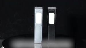 Rechargeable EDC Flat Flashlight 350 Lumens 8 Modes Small Aluminum Pocket Flashlight with Magnetic Base USB-C Clip on LED Light