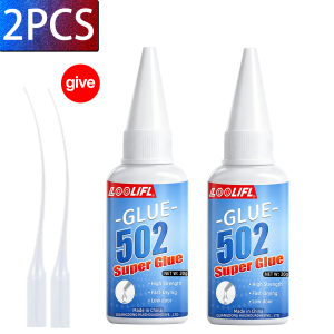 502 Universal Super Glue High Strength Bonding Strong Clear Instan Adhesive Quick Dry For Glass Ceramic Rubber Daily Fixing Tool