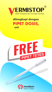 VERMISTOP 10ML Drop - Obat Cacing Kucing Anjing - Obat Cacing Gelang Kucing dan Anjing
