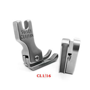 1pcs flat car all steel belt groove high and low presser foot wrap rope presser line left and right groove presser inlay rope