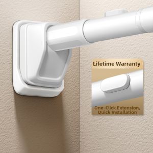 WEILAISHI | Wall-less Installation Adjustable Stainless Steel Hanging Pole