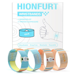 4Pcs Acupressure Wristbands for Motion & Morning Sickness Relief - Natural Drug-Free Solution for Cruise Travel