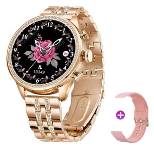 Fashion Luxury Smart Watch Women Bluetooth Call Blood Pressure DIY Custom Sport Fitness Waterproof Smart watches For Women Gift
