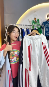 Quần Dài Jogger Bé Trai Bo Dây Rút From Rộng VIỀN LINE vải Chân Cua từ 8 đến 14 tuổi - CON XINH