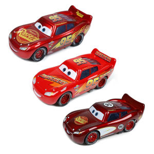 Pixar Cars 3 2 Lightning McQueen 95 Red McQueen mini Model Diecast Metal Alloy kids Birthday Gift Disney cars 1:55 Racer Toys