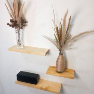 Rak Dinding Ambalan Dinding 3 Pcs 20cm 30cm 40cm